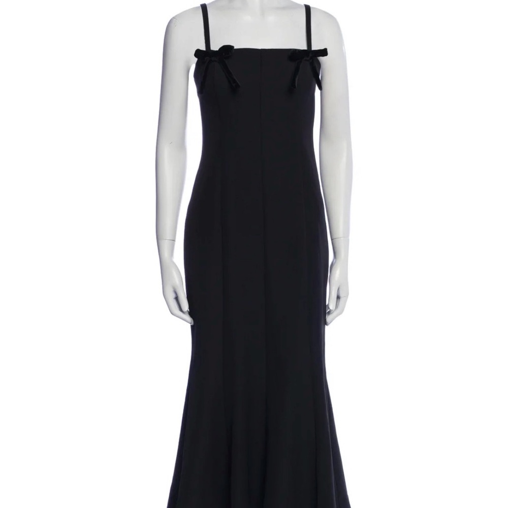 Black Mestiza New York Dress with Velvet Bow Accents
